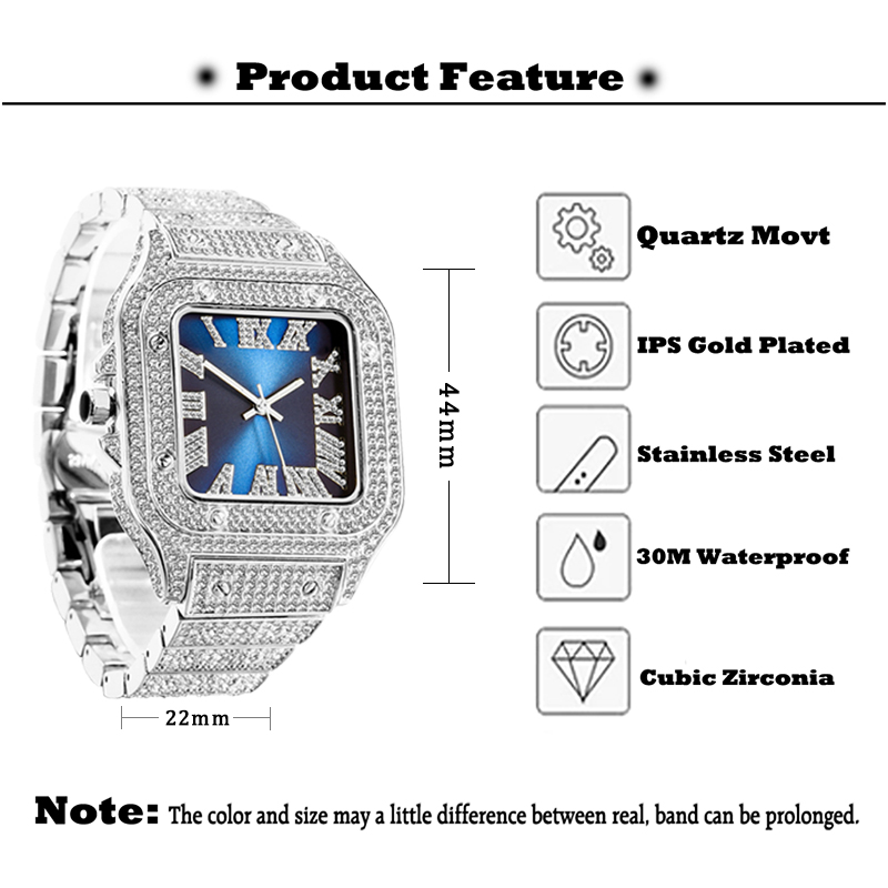 MISSFOX Mens Watches Hip Hop B - огляд і ціна Luxury Watch Top 10