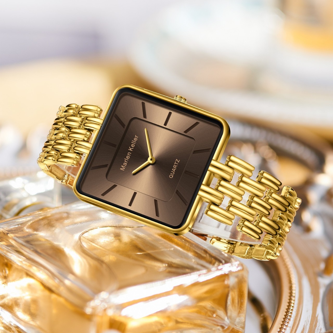 Square Gold Women Bracelet Wat - огляд і ціна Luxury Watch Top 10