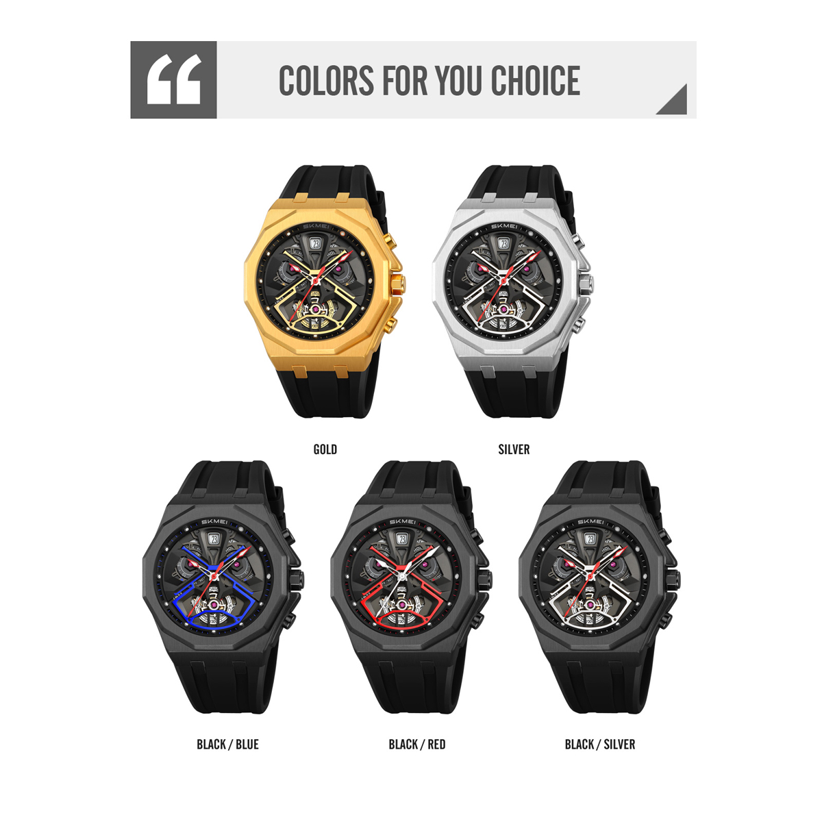 SKMEI 2432 Mens Casual Top Bra - огляд і ціна Luxury Watch Maker