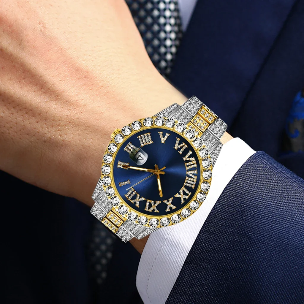 Iced Out Watch Men Luxury Bran - огляд і ціна Luxury Watch Iceberg
