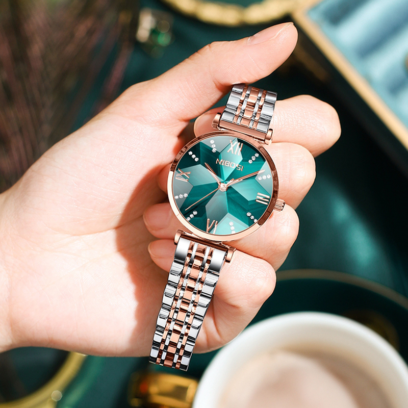 NIBOSI Fashion Rhombus Mirror  - огляд і ціна Luxury Watch Top 10