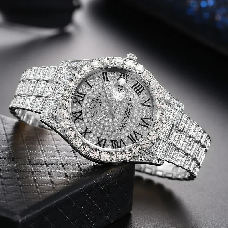 Hot‑Selling Gold Luxury Iced‑O - огляд і ціна Luxury Watch Iceberg