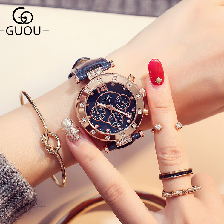 2018 GUOU Top Brand Fashion Lu - огляд і ціна Luxury Watch Top 10