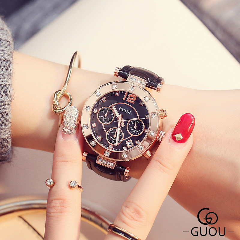 2018 GUOU Top Brand Fashion Lu - огляд і ціна Luxury Watch Top 10