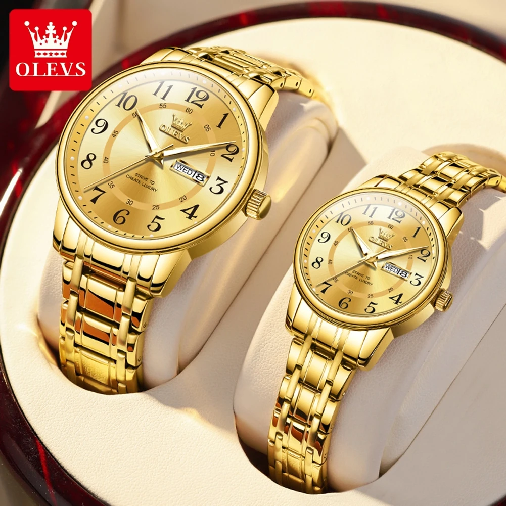 OLEVS 2891 Original Quartz Cou - огляд і ціна Luxury Watch Gift For Her